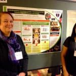 Dr. Karobi Moitra and Dr. Diana Watts, poster presentation at the 2014 AAC&U and PKAL conference.