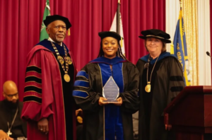 Dr. Patrice Moss with President and CEO of Meharry