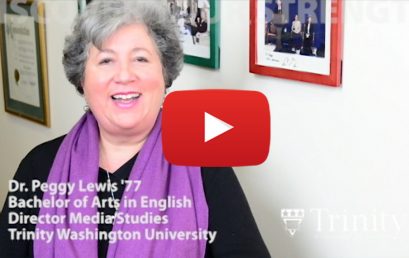 Peggy Lewis, media studies: discover YOUR strength at Trinity Washington University