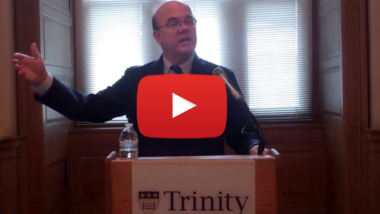 US Rep Jim McGovern on poverty at Trinity Washington University