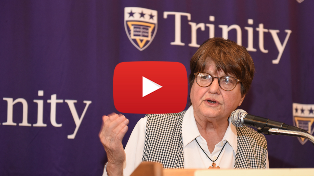Sr. Helen Prejean, author of ‘Dead Man Walking,’ addresses Trinity