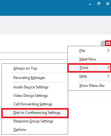 Screen capture of Skype PIN key location