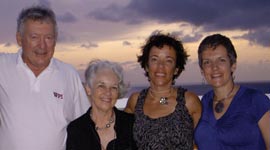 Fred and Nancy Costello with daughters Suzanne ’86 and Amy ’92