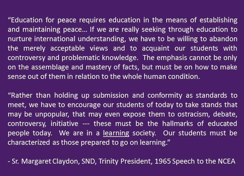 Claydon on Education for Peace 1965