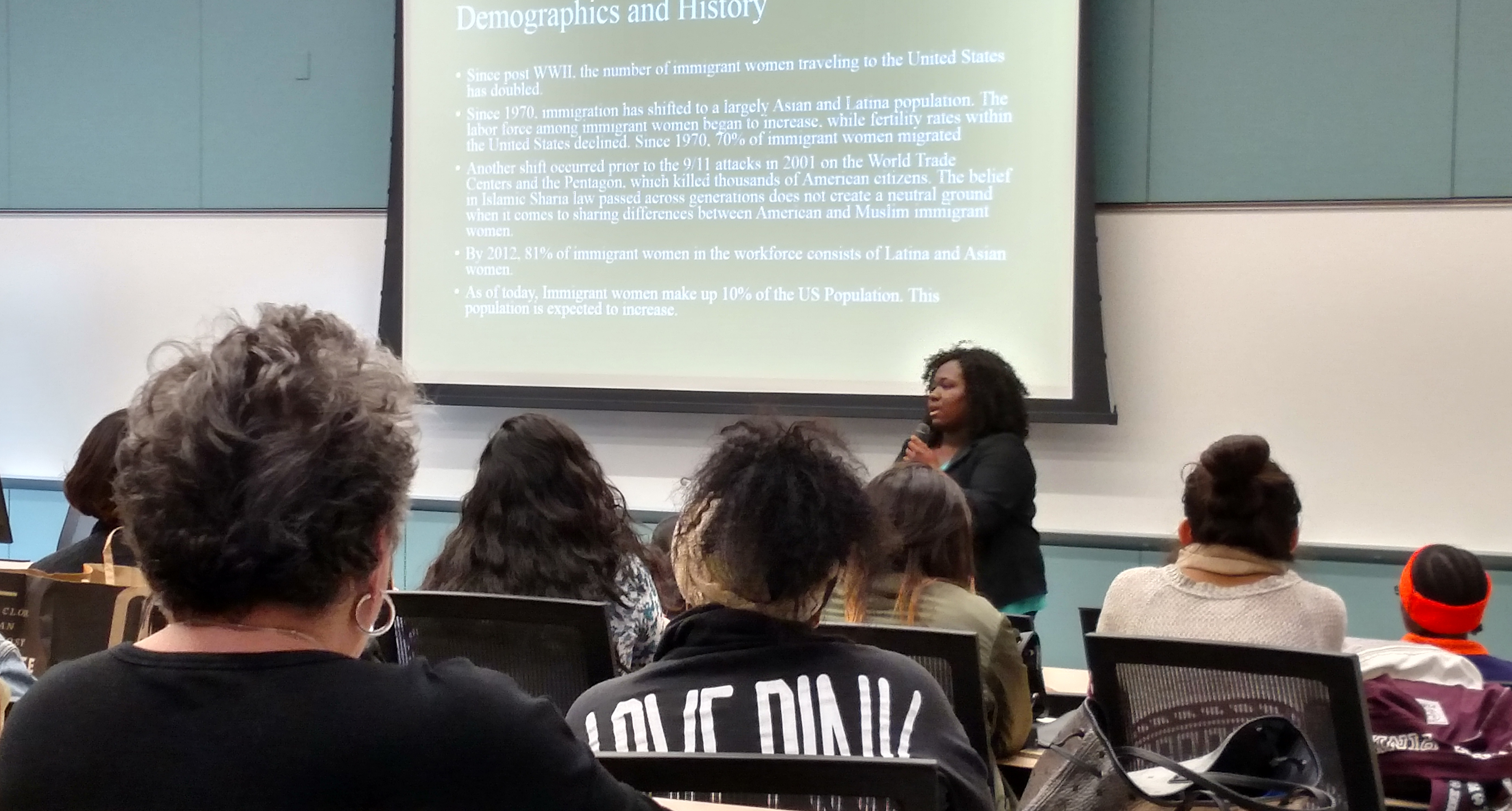 Dee Robinson presents research