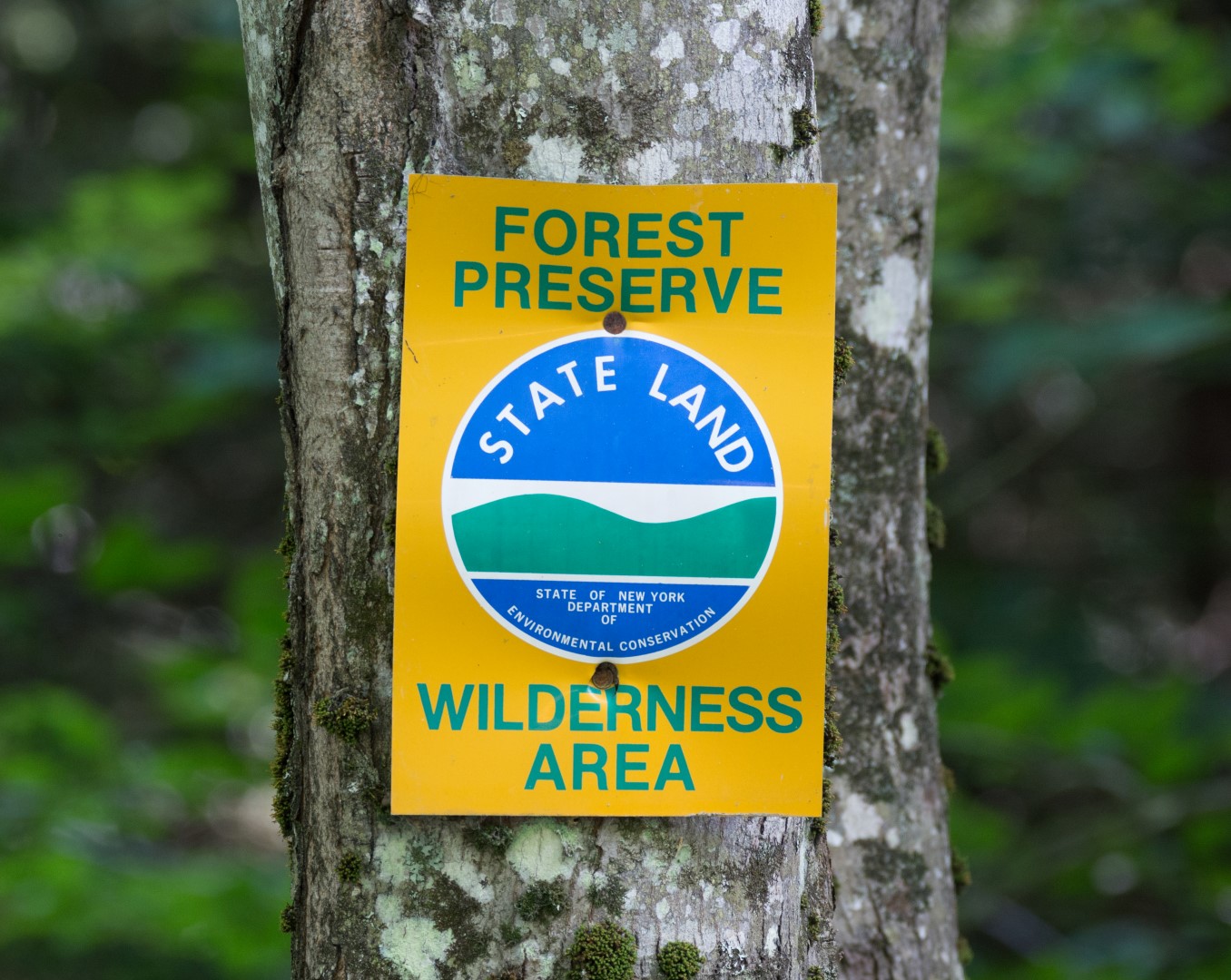 forest preserve sign