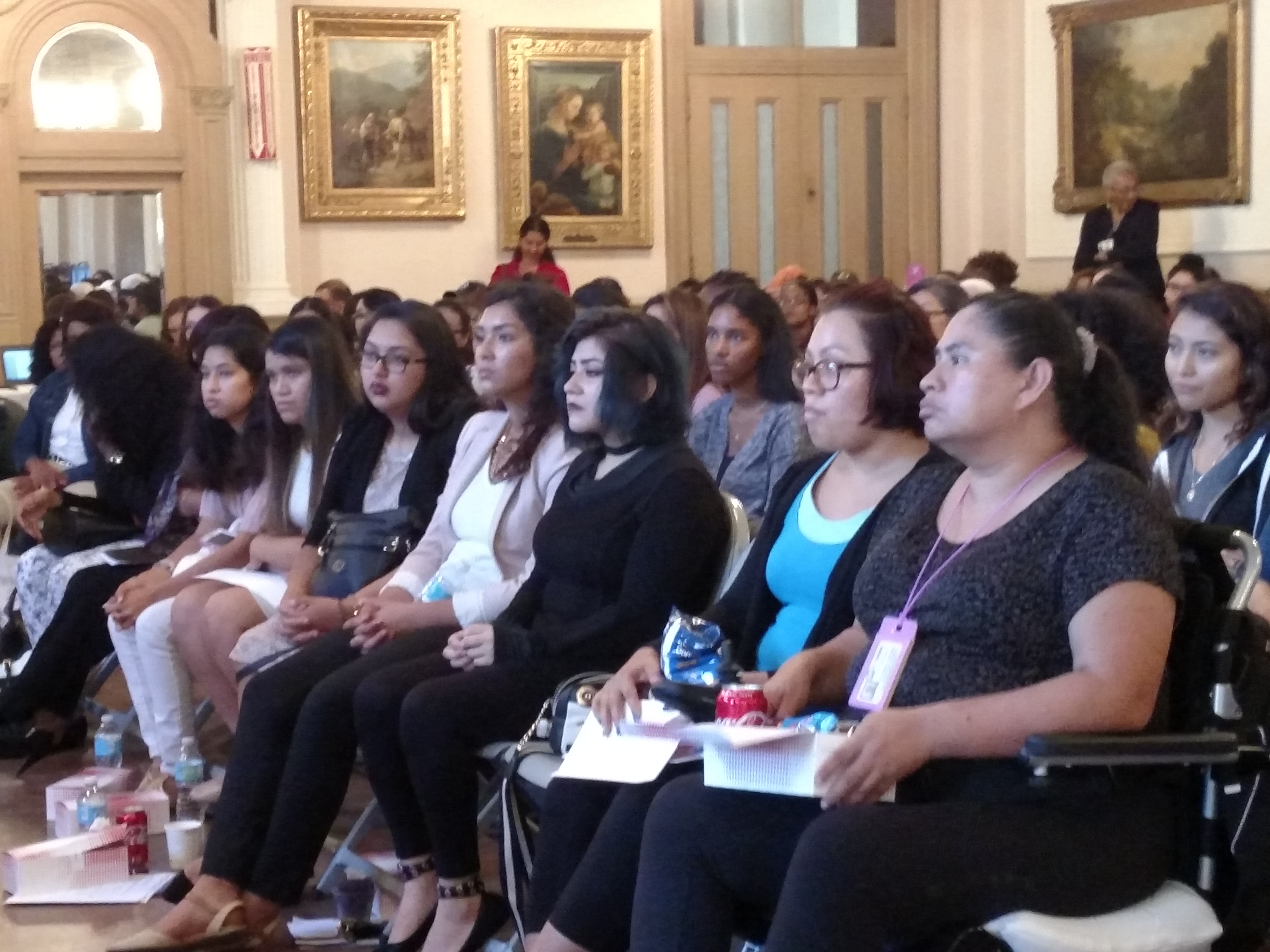 Students at the symposium