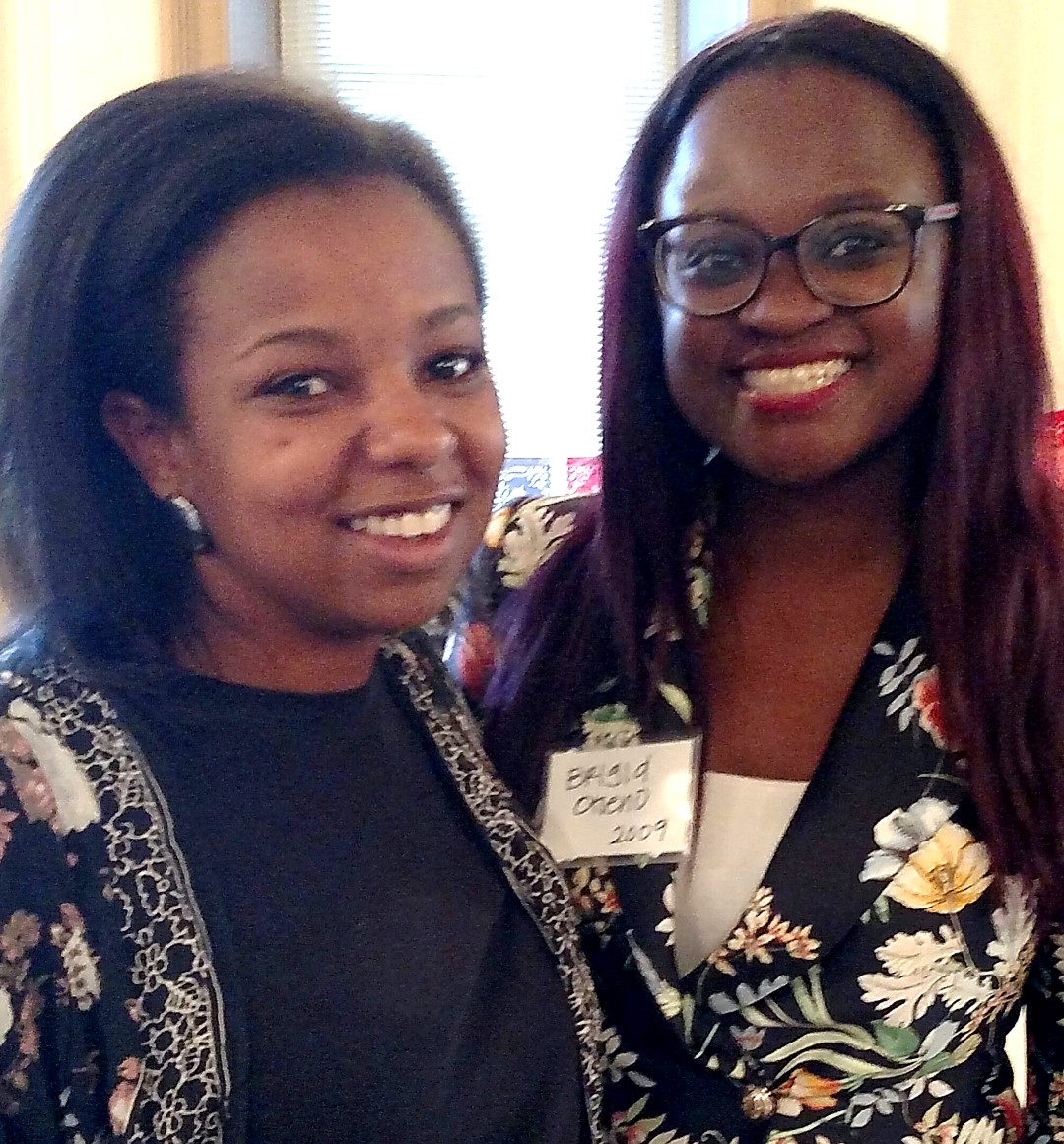 Sydney Cross and Brigid Otieno