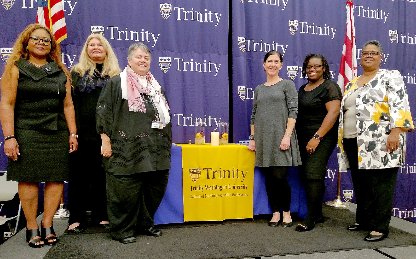 Nursing faculty at the white coat ceremony
