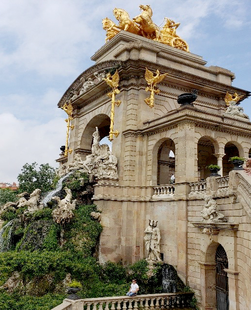 fountain in barcelona