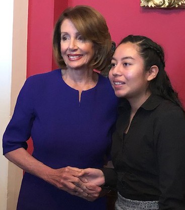 Nancy Pelosi and Vazquez
