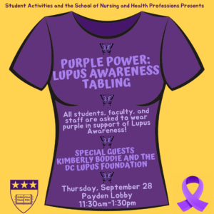 Purple Power: Lupus Awareness Tabling 