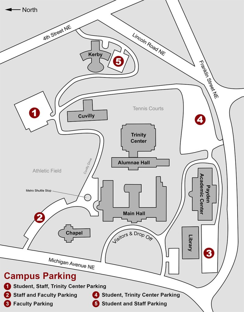 Campus Map Visit Trinity