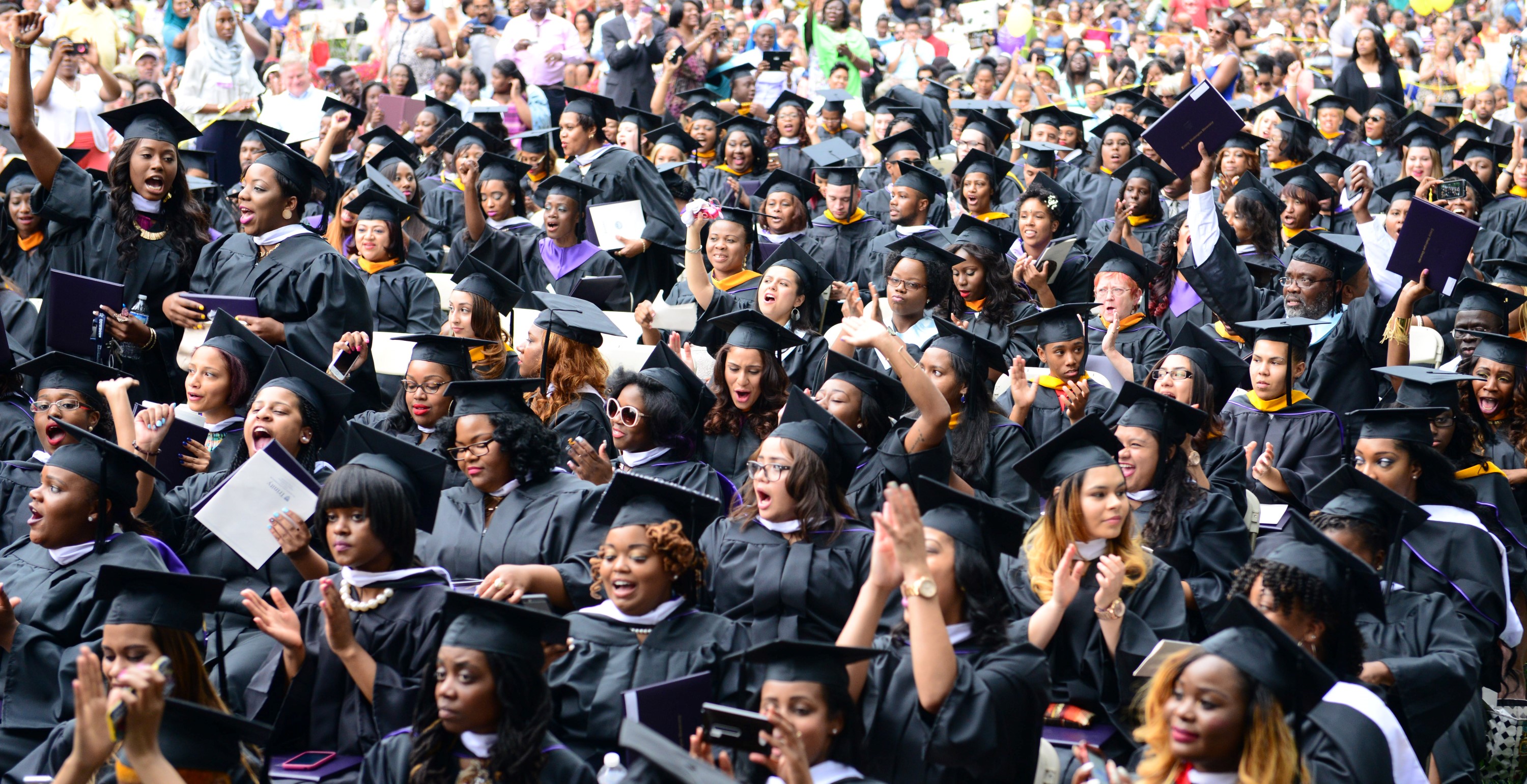 Cheers at graduation