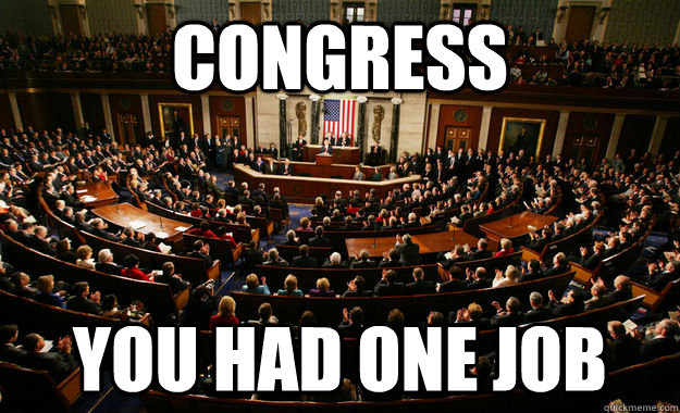 Congress Has One Job poster