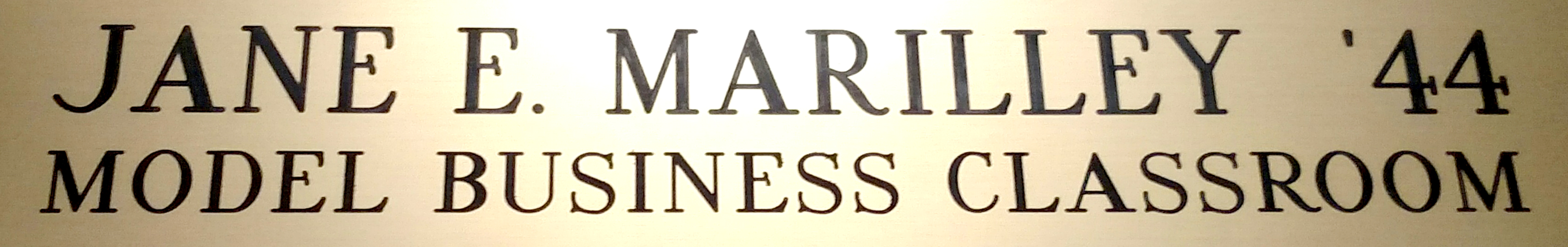 Marilley plaque room 238