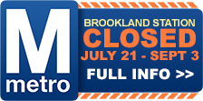Sat, July 21: Metro Red Line Closure: