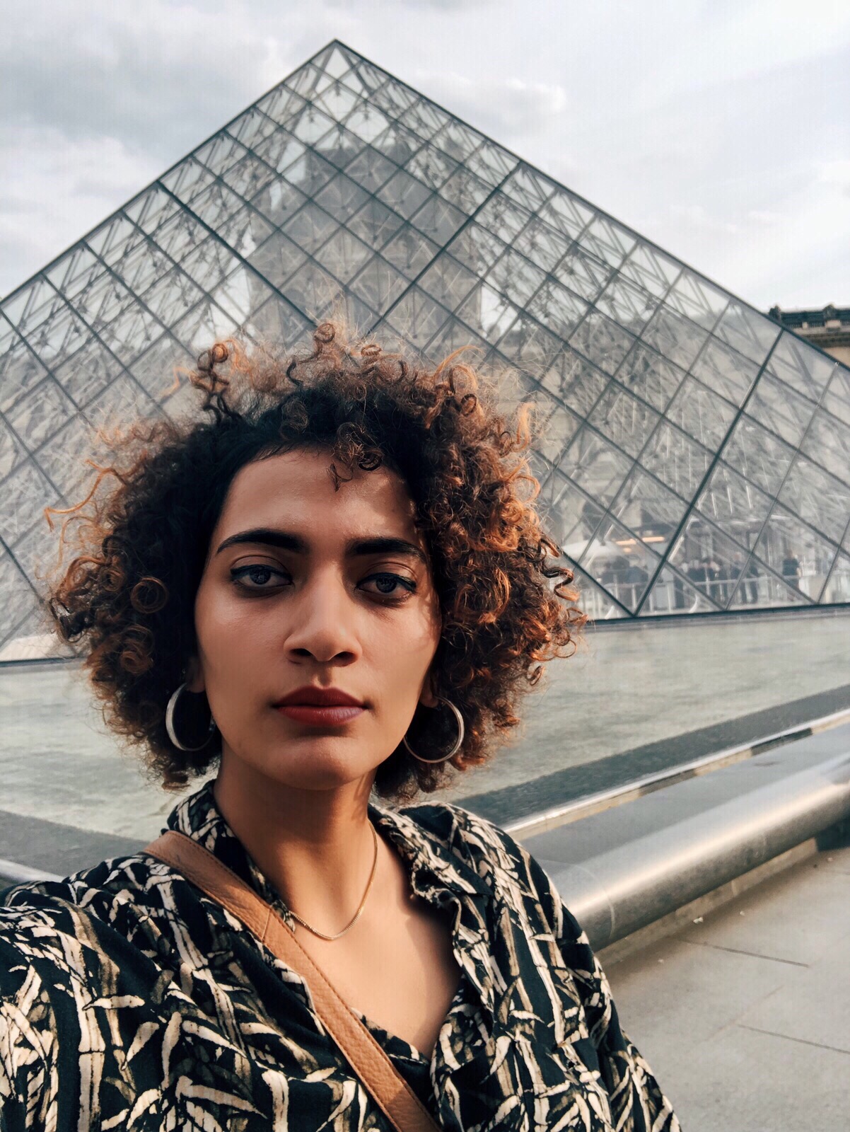 Youssra at the Louvre