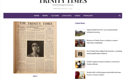 New Trinity Times Digital Site Launches, Resuming Student Tradition