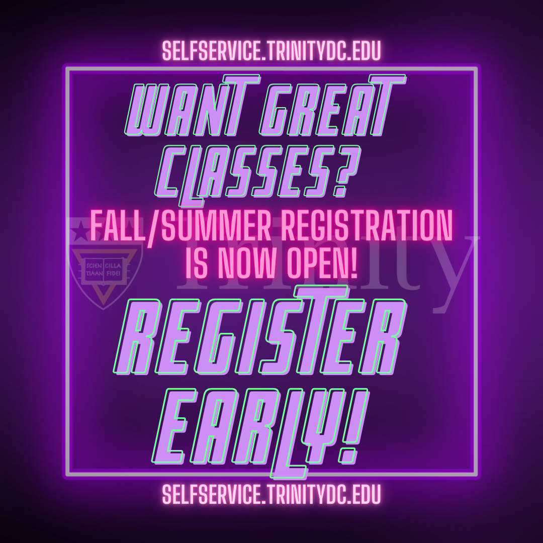 Want great classes? Register early!